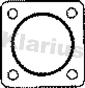 Handler.Part Gasket, exhaust pipe KLARIUS 410367 1