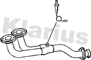 Handler.Part Exhaust pipe KLARIUS 301064 1