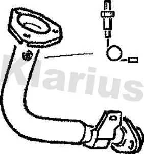 Handler.Part Exhaust pipe KLARIUS 301283 1