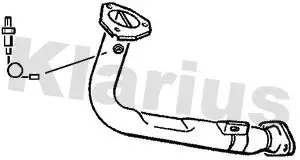 Handler.Part Exhaust pipe KLARIUS 301302 1