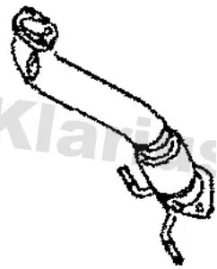 Handler.Part Exhaust pipe KLARIUS 302069 1