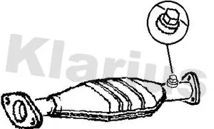 Handler.Part Catalytic converter KLARIUS 311073 1