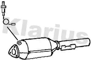 Handler.Part Catalytic converter KLARIUS 311117 1