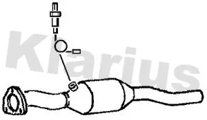 Handler.Part Catalytic converter KLARIUS 311134 1