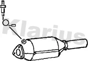 Handler.Part Catalytic converter KLARIUS 311138 1