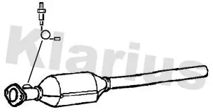 Handler.Part Catalytic converter KLARIUS 311193 1