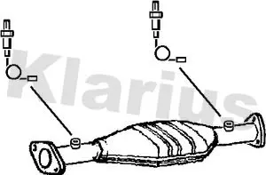 Handler.Part Catalytic converter KLARIUS 311477 2