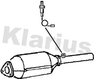 Handler.Part Catalytic converter KLARIUS 311485 1