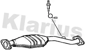 Handler.Part Catalytic converter KLARIUS 311633 1