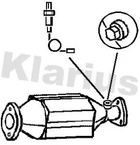 Handler.Part Catalytic converter KLARIUS 311692 2