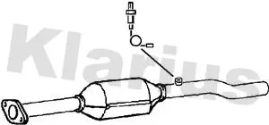 Handler.Part Catalytic converter KLARIUS 311747 2