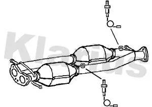 Handler.Part Catalytic converter KLARIUS 311756 1