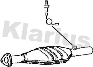 Handler.Part Catalytic converter KLARIUS 311757 1