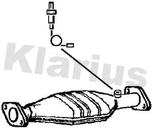 Handler.Part Catalytic converter KLARIUS 311791 1