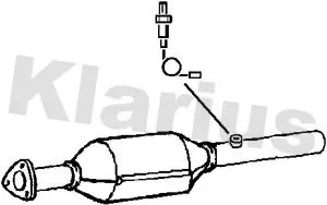 Handler.Part Catalytic converter KLARIUS 311898 1