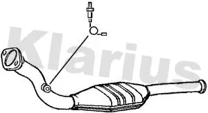 Handler.Part Catalytic converter KLARIUS 321025 1