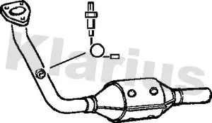 Handler.Part Catalytic converter KLARIUS 321053 1