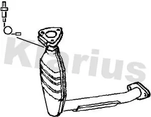 Handler.Part Catalytic converter KLARIUS 321229 1