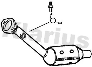 Handler.Part Catalytic converter KLARIUS 321297 1