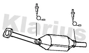 Handler.Part Catalytic converter KLARIUS 321301 2