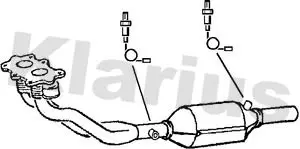 Handler.Part Catalytic converter KLARIUS 321318 1