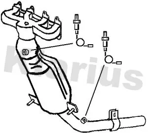 Handler.Part Catalytic converter KLARIUS 321480 1