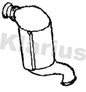 Handler.Part Catalytic converter KLARIUS 321488 1