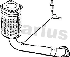 Handler.Part Catalytic converter KLARIUS 321533 2