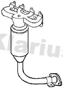 Handler.Part Catalytic converter KLARIUS 321546 1