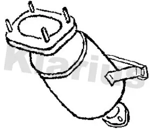 Handler.Part Catalytic converter KLARIUS 321558 1