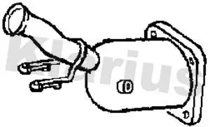 Handler.Part Catalytic converter KLARIUS 321604 1