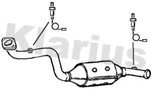 Handler.Part Catalytic converter KLARIUS 321631 1