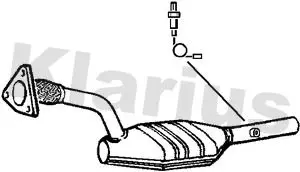 Handler.Part Catalytic converter KLARIUS 321635 1