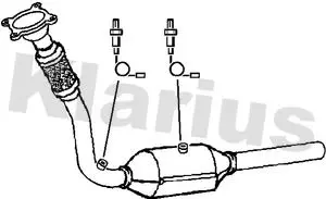 Handler.Part Catalytic converter KLARIUS 321646 2