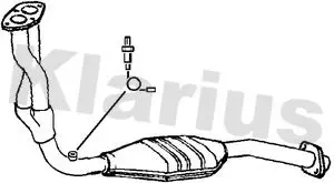 Handler.Part Catalytic converter KLARIUS 321675 1