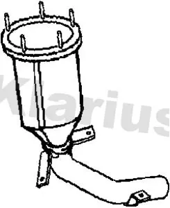 Handler.Part Catalytic converter KLARIUS 321687 1