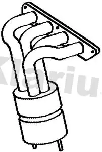 Handler.Part Catalytic converter KLARIUS 321726 1