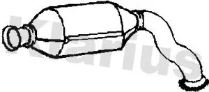 Handler.Part Catalytic converter KLARIUS 321727 1