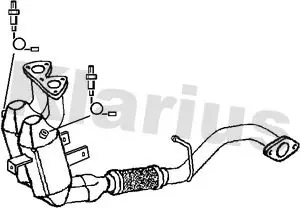 Handler.Part Catalytic converter KLARIUS 321734 1