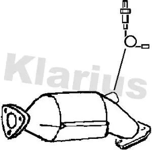 Handler.Part Catalytic converter KLARIUS 321746 2