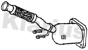 Handler.Part Catalytic converter KLARIUS 321778 1