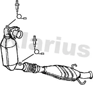 Handler.Part Catalytic converter KLARIUS 321829 1