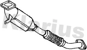 Handler.Part Catalytic converter KLARIUS 321893 2