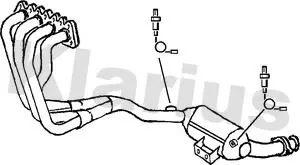 Handler.Part Catalytic converter KLARIUS 321917 1