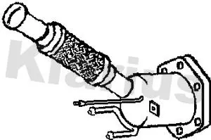 Handler.Part Catalytic converter KLARIUS 321928 1