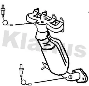 Handler.Part Catalytic converter KLARIUS 321975 2