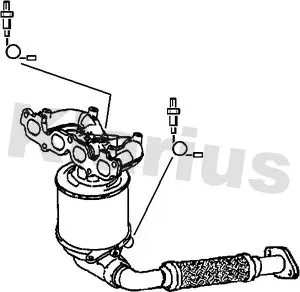 Handler.Part Catalytic converter KLARIUS 321999 1