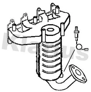 Handler.Part Catalytic converter KLARIUS 322000 2