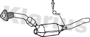 Handler.Part Catalytic converter KLARIUS 322006 1