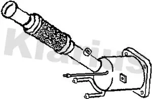 Handler.Part Catalytic converter KLARIUS 322034 1